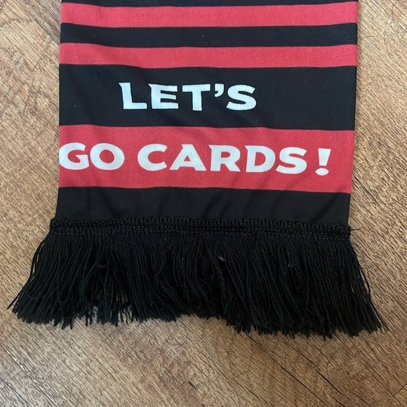 Arizona Cardinals “RISE UP RED SEA” “LET’S GO CARDS!” with. Black fringe. - Picture 3 of 7